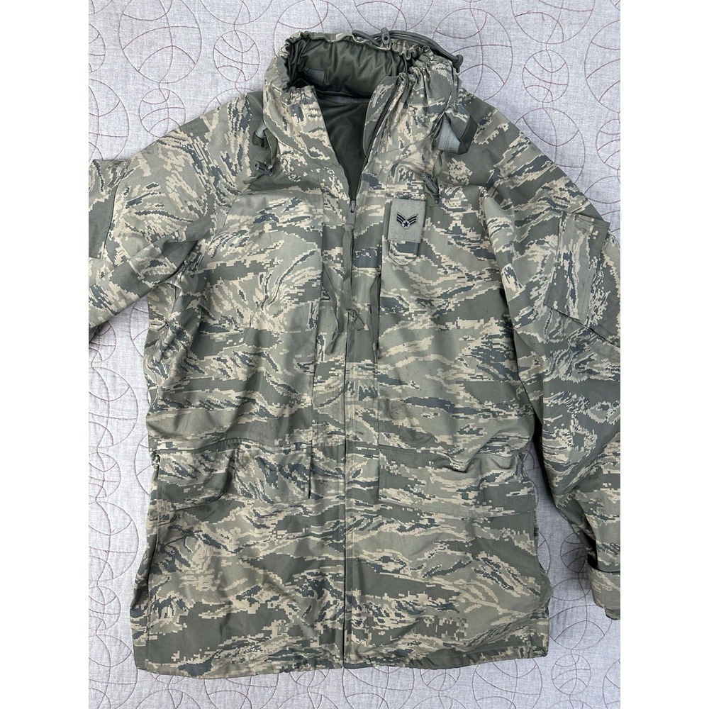 US AIR FORCE Gore-Tex All-Purpose Environmental Camo Parka Shell / Medium Long - Picture 3 of 10
